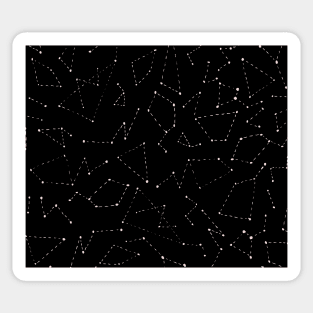 Rose gold starry night Sticker